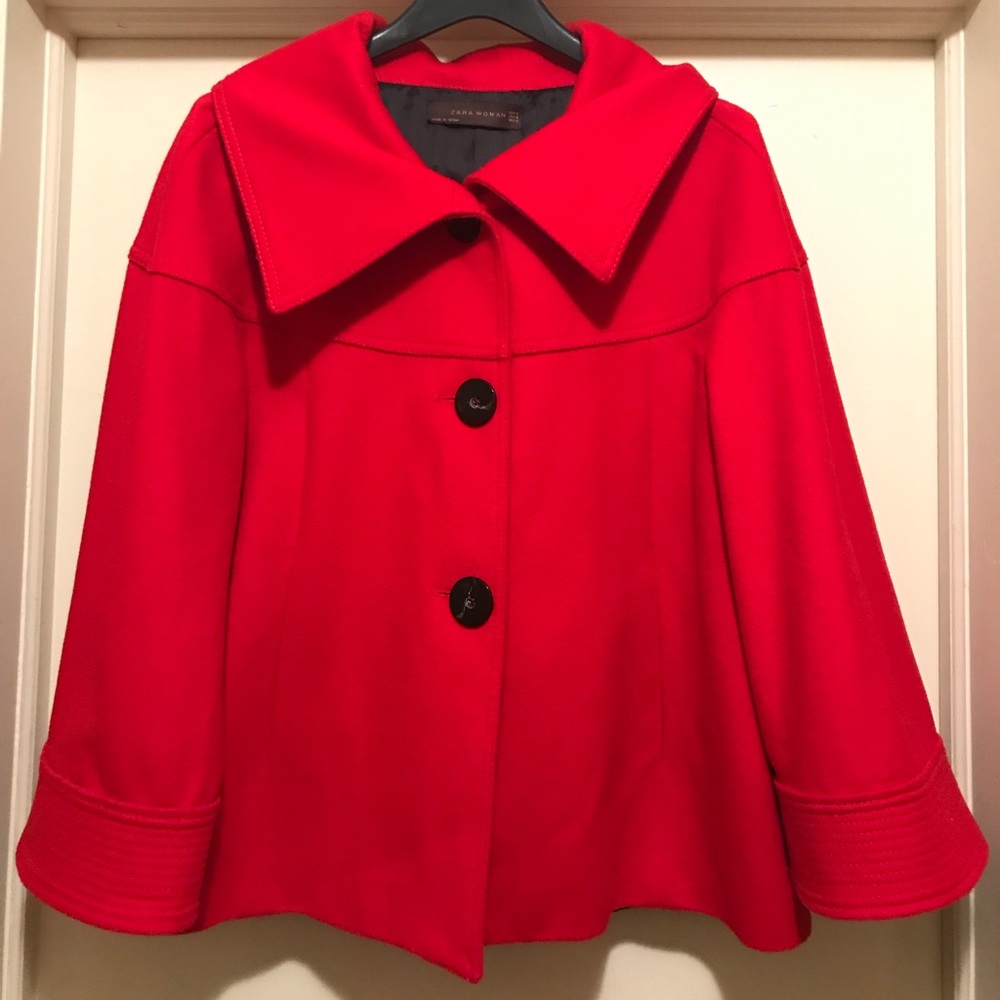 Zara Red Coat